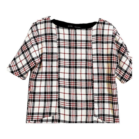 Zara Tartan Plaid Mini Dress, Size‎ S - Picture 6 of 12